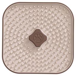 Companion Lick Enrichment Lick Plate For The Dog i ljusgrå Taupe